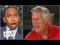 Stephen A. predicts Brett Brown will be fired after the 76ers got swept by the Celtics | First Take