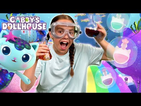 Let's Pop Bubbles with Mercat! 🫧🔵🫧 Coloring Learning Game for Kids | GET MOVING WITH GABBY