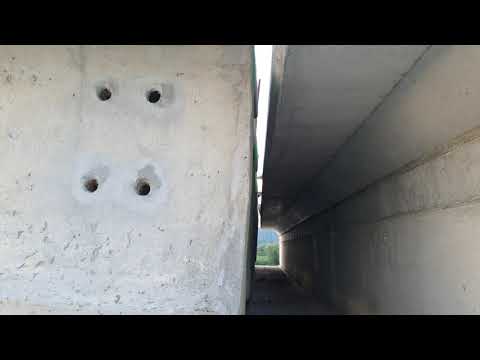 Pasaj DN7 peste noua magistrală feroviară Simeria- Gurasada zona Ilia jud.Hunedoara 07.07.2021