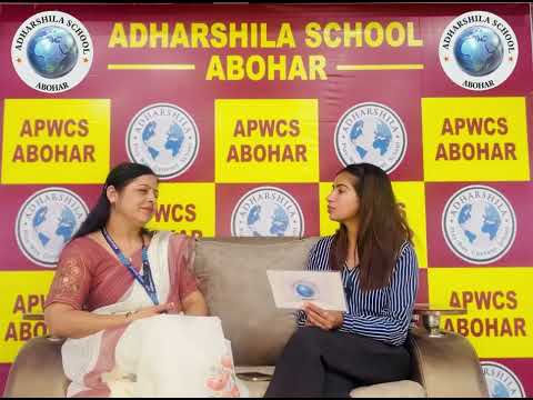 A Heartfelt Conversation with Sonika Mam😇 | ADHARSHILA SCHOOL ABOHAR |