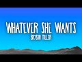 Bryson Tiller - Whatever She Wants