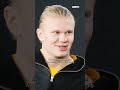 ?? ERLING HAALAND over ROBIN VAN PERSIE: "Ik keek veel naar hem" | Interview #Shorts