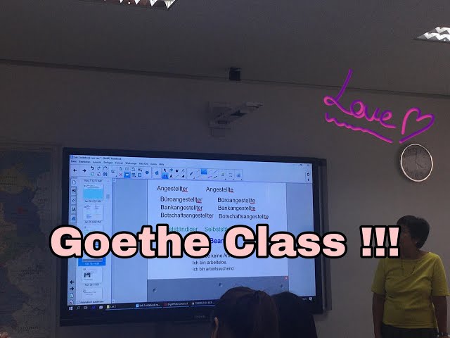 เรียนภาษาเยอรมันที่เกอเธ่/บรรยากาศการเรียน| Goethe Institut Thailand Class