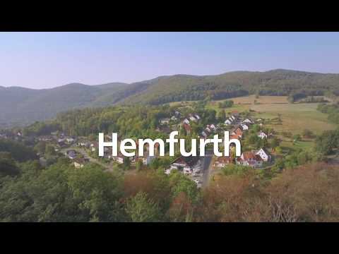 Waldeck von oben: Edertal-Hemfurth/Edersee