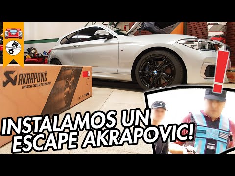 Instalamos Escape Akrapovic en BMW M140i de 450HP en Taller Testa... ft. THE POLICE! 🚨