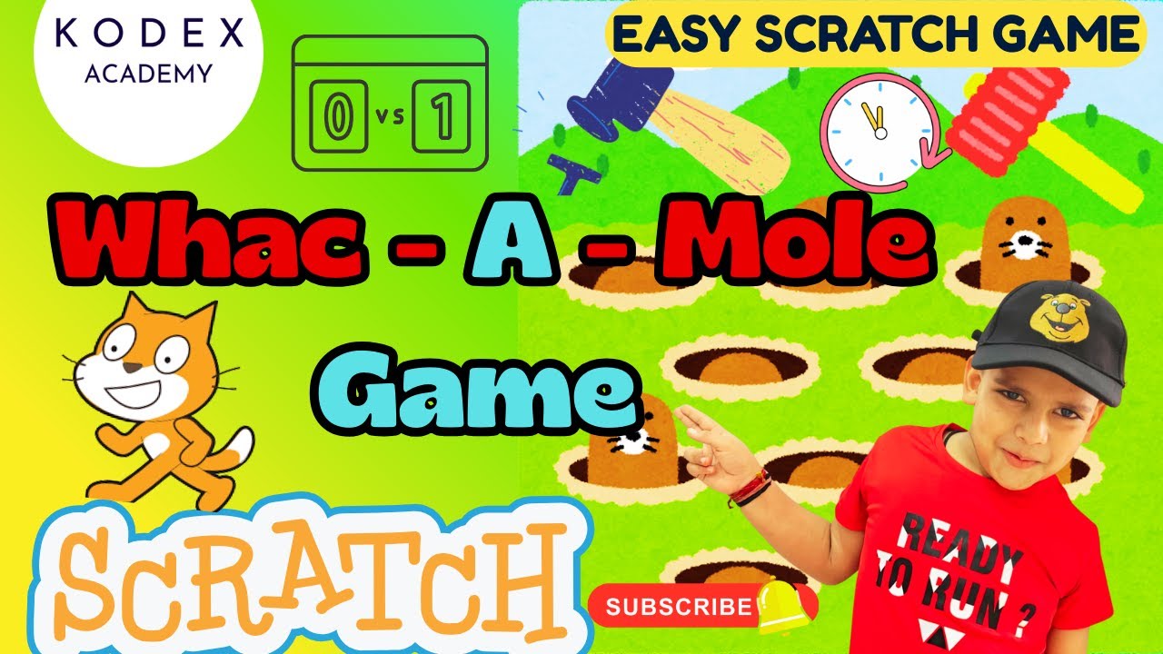 How to Make a Whac-A-Mole Game in Scratch | Scratch Coding Tutorial for Beginners #scratchgames