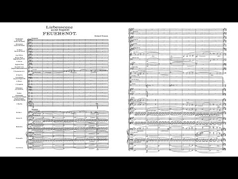 Richard Strauss - Love Scene from 'Feuersnot' (Audio + Full Score)