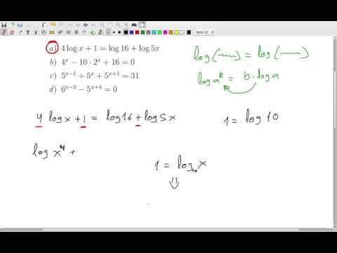 Ecuación logarítmica