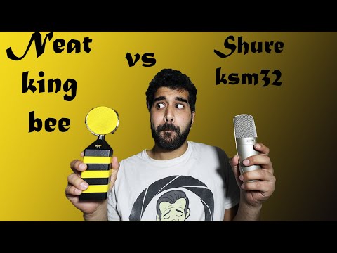 Comparing the Neat King Bee VS Shure KSM32| Condenser Microphone Comparison