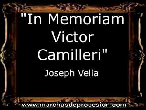 In Memoriam Victor Camilleri - Joseph Vella [MA]