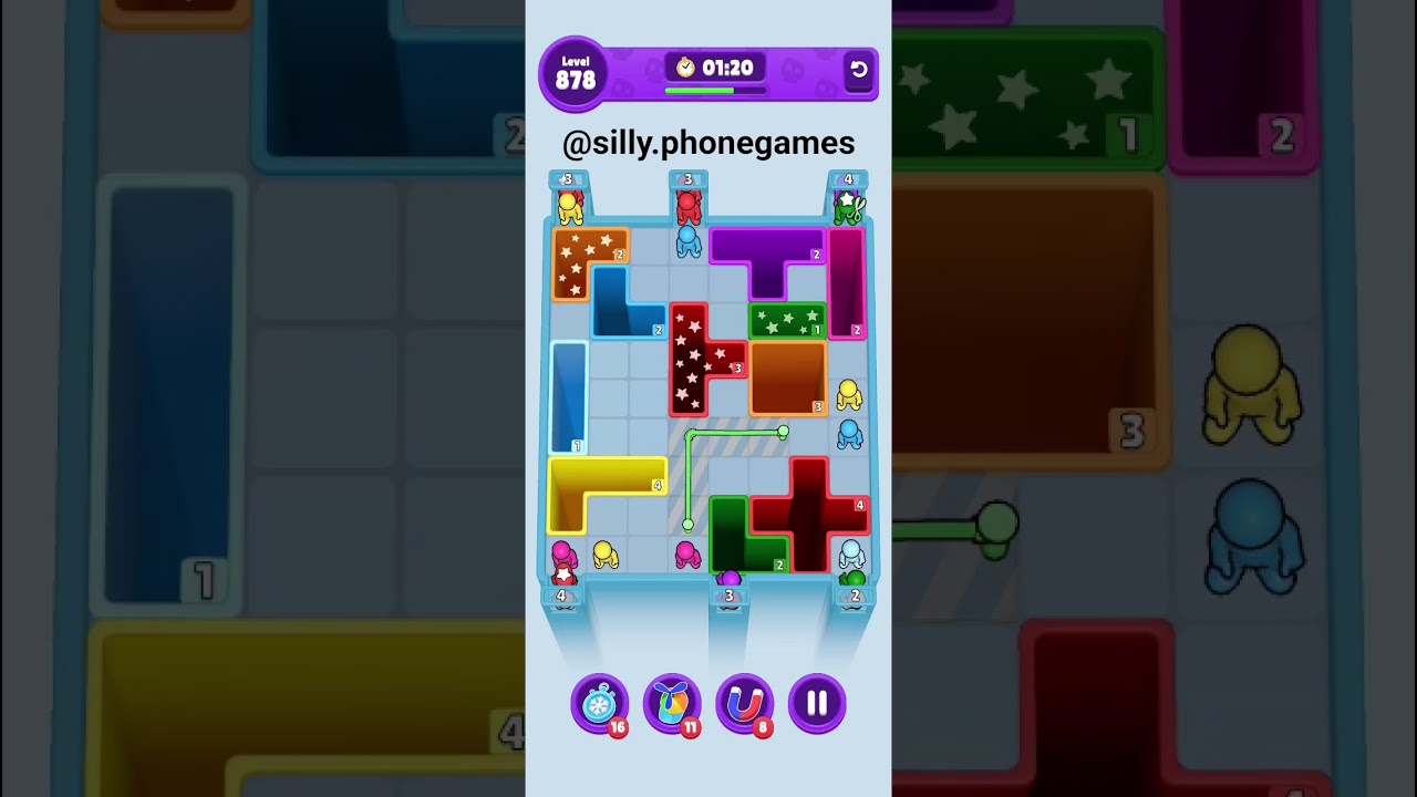 Drop Away Level 878 Walkthrough Solution