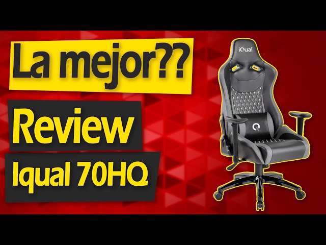 Vídeo relacionado con Yaheetech Silla Gaming con Respaldo Alto Almohada Lumbar de Masaje Silla de Escritorio Ergonómica Ajustable en Altura con Reposacabezas Extraíble Reposapiés Función de Inclinación Negro/Azul