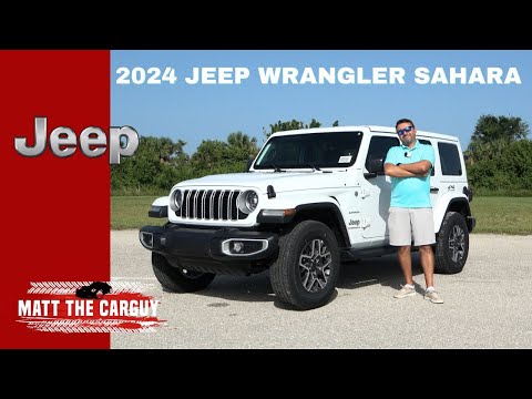 What's new for refreshed 2024 Jeep Wrangler Sahara? Full review and test drive.