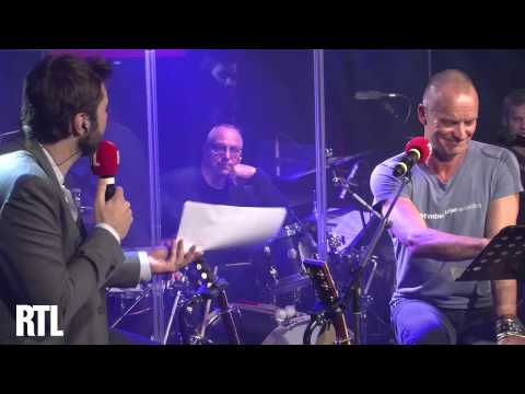 Sting dans le Grand Studio RTL de Eric Jean-Jean : L'Interview - RTL - RTL