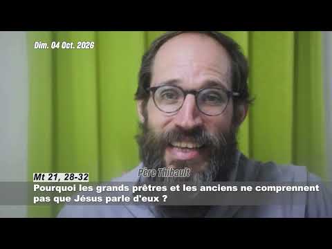Questions sur l'Evangile du 4 octobre 2026