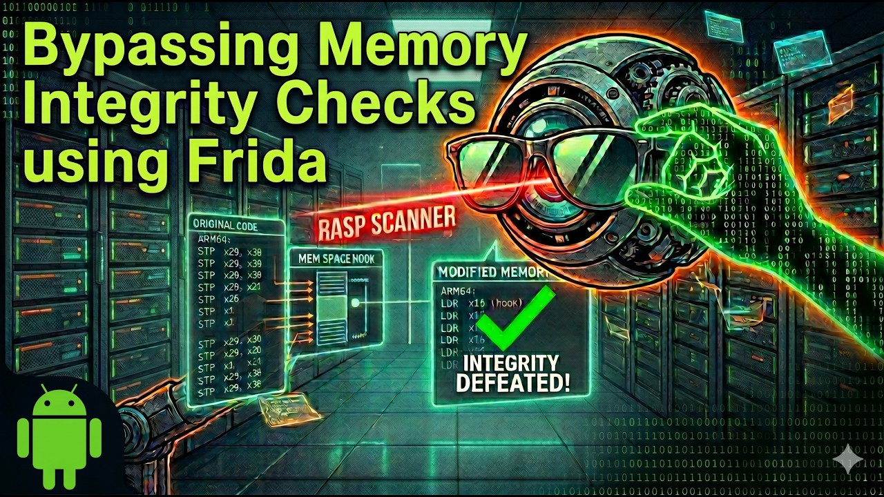 Bypassing Android RASP: Active Memory Integrity Checks with Frida