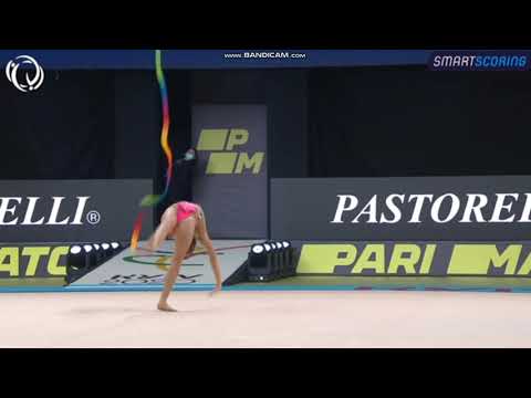 Elsa SOMVILLE (FRA) Ribbon EF - European Championships Kyiv 2020