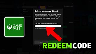 Xbox game pass Code Redeem | How to Redeem Game pass Code | Code Redeem Xbox game pass on PC