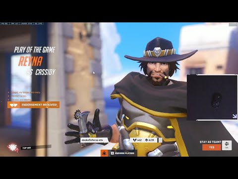 POTG! THE GODS OF CASSIDY! GALE CASSIDY OVERWATCH 2 SEASON 5 GAMEPLAY TOP 500