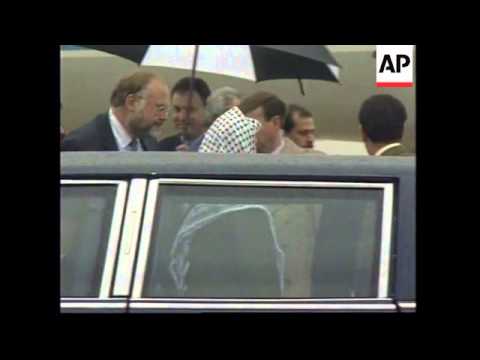 USA: PALESTINIAN LEADER YASSER ARAFAT VISIT