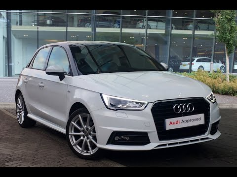 GK67YUE AUDI A1 SPORTBACK TFSI S LINE WHITE 2017, West London Audi
