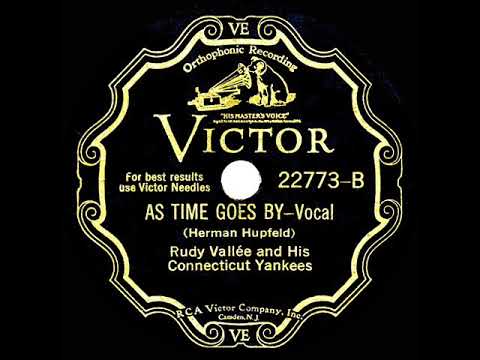 1931 Rudy Vallee - As Time Goes By