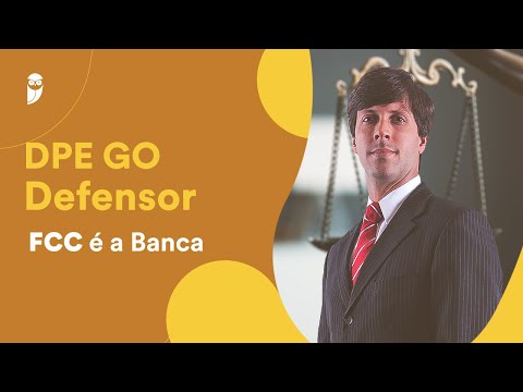 Concurso DPE GO Defensor - FCC é a Banca