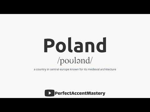 How to Pronounce POLAND | Country Name | IPL | Definition | Perfect Accent Mastery