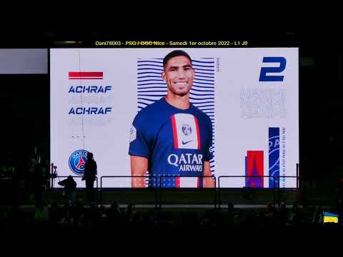 PSG / OGC Nice 01.10.2022 : 2-1 (L1 J9) 2/4 : Compositions des équipes