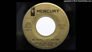 Margie Singleton & Faron Young - No Thanks I Just Had One (Mercury 72237) [1964]