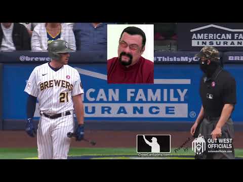 Ejection 041 - Umpire Chris Segal Ejects Milwaukee's Travis Shaw After Strike Three Call vs Atlanta