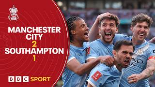 Gonzalez SCREAMER sees Man City beat Southampton to reach final | FA Cup Highlights | BBC Sport