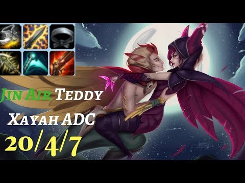JAG Teddy Xayah ADC Bot vs Vayne | Korea High Elo