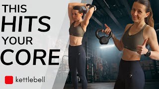 8-Min Kettlebell Ab Workout for a Strong & Defined Core