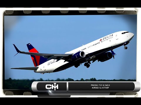 [P3D v4.5] PMDG 737 NGX | The Life of A Virtual Airline Pilot | S04E05 |  KRNO to KTWF