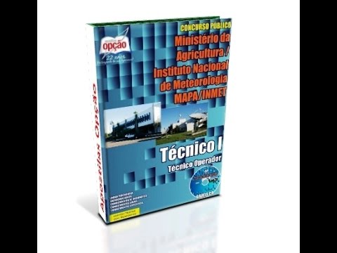 Apostila Concurso MAPA / INMET 2015 - Técnico Operador