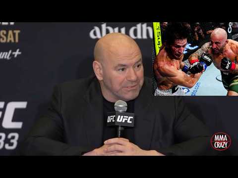 Dana White immediate Reaction to Alexander Volkanovski TKO Movsar Evloev at UFC 333