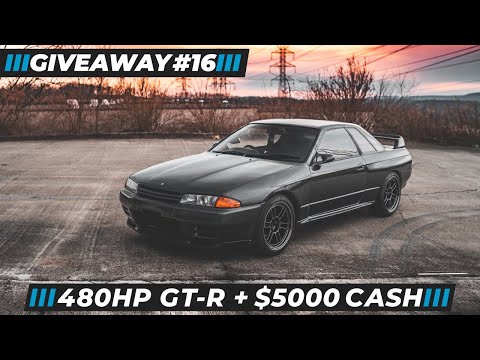 PRIME DRIVEN JDM Car Giveaway #16 - 480 HP Skyline GT-R + $5,000 CASH!