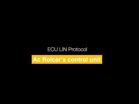 ECU LIN Protocol - Ac Rolcar’s control unit
