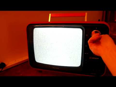 1970's Hitachi B/W TV