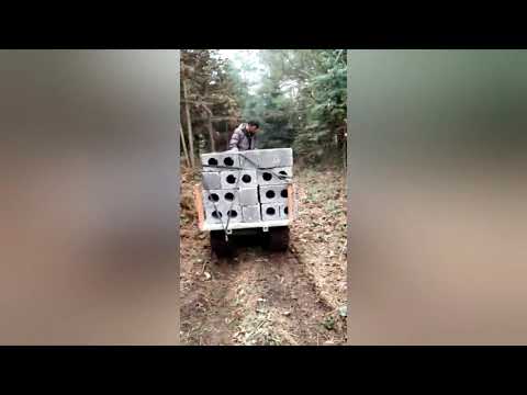 párese en el mini dumper de orugas 0.8ton-1.5ton camión volquete de orugas de goma para la venta