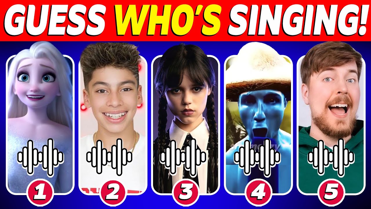 GUESS MEME & WHO'S SINGING? Lay Lay, Kinigra Deon, King Ferran, Salish Matter, MrBeast, Elsa, Diana