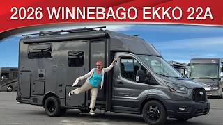 A preview image of the linked video showcasing 2026 Winnebago EKKO 22A