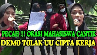 Download lagu Dem0 T0LAK UU Cipta Kerja, Mahasiswi Cantik di Sidoarjo Nyanyi Kartonyono Medot Janji Deny Caknan mp3