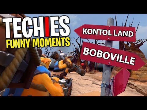 Techies in Boboville & Kontol Land - DotA 2 Funny Moments