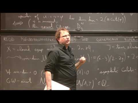 Rigid holomorphic curves are generically super-rigid - Chris Wendl