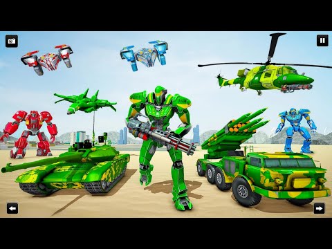Missile Launcher Truck and Jet Robot Transformers Game - Android IOS Gameplay.