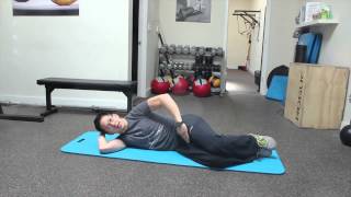 Hips hurt side sleeping? How to wake up the right muscles so you can get to sleep.