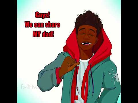 No Dad? No Problem! || #redsneakersquad #deku #yujiitadori #milesmorales #animation