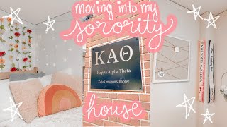 MOVING INTO MY SORORITY HOUSE | Kappa Alpha Theta at Wake Forest University!!
